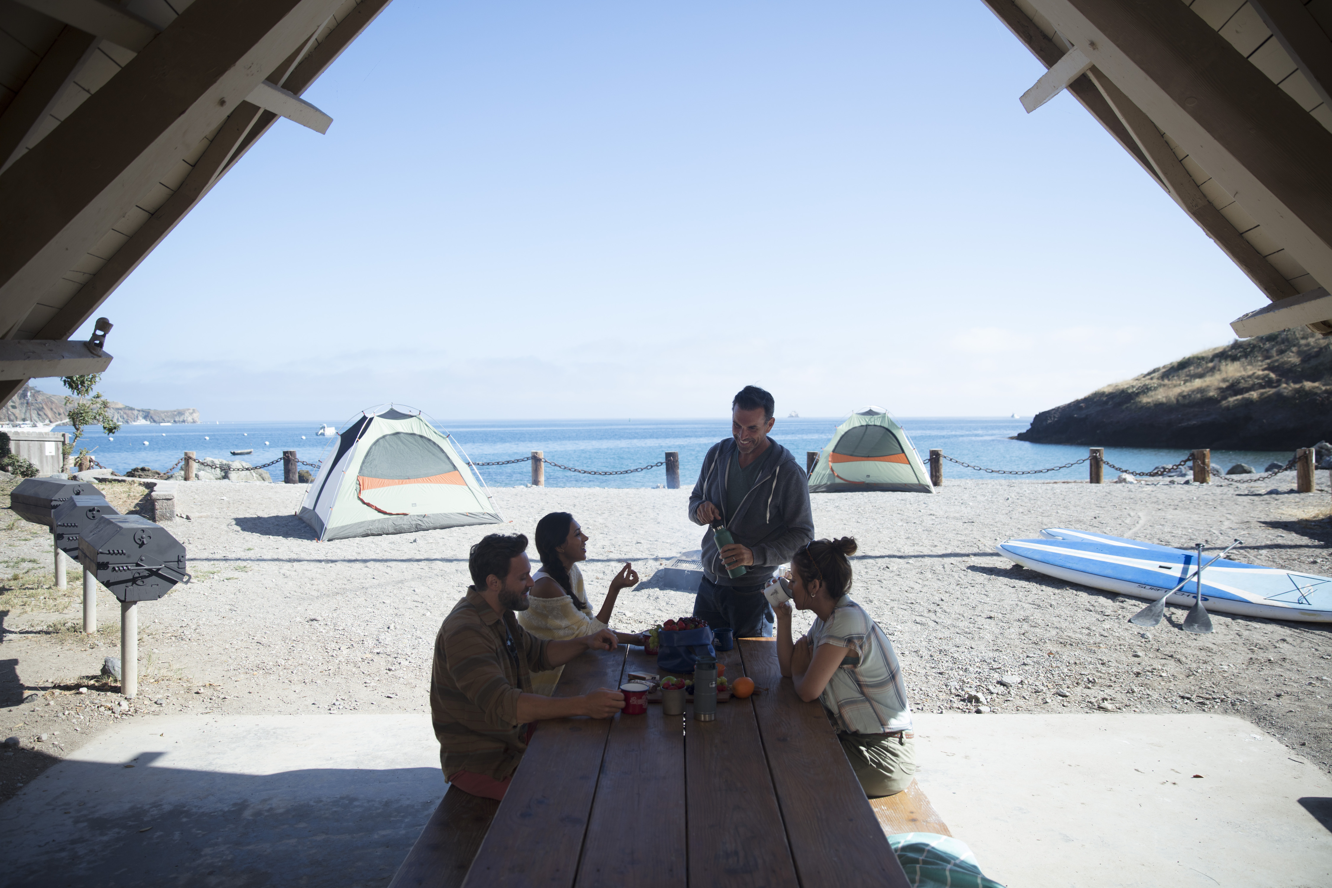 Catalina campgrounds feature something for every type of camper—from natural sites close to the conveniences of town, to rustic and remote sites accessible only by hiking or boating.