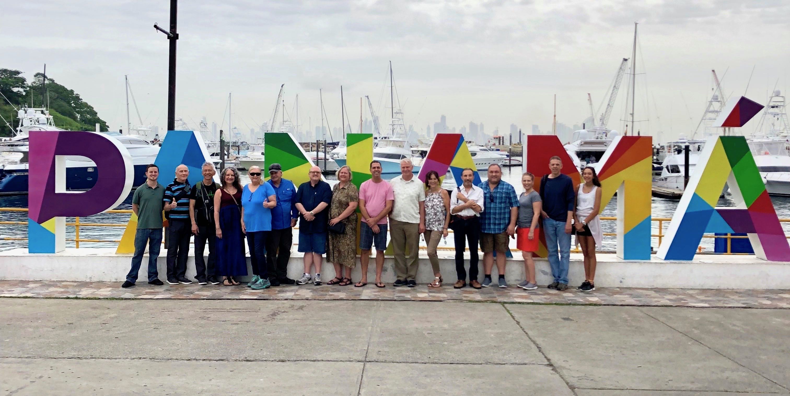 Real Estate Educator Evie Brooks hosts Panama VIP Tours with a maximum of 14 people.