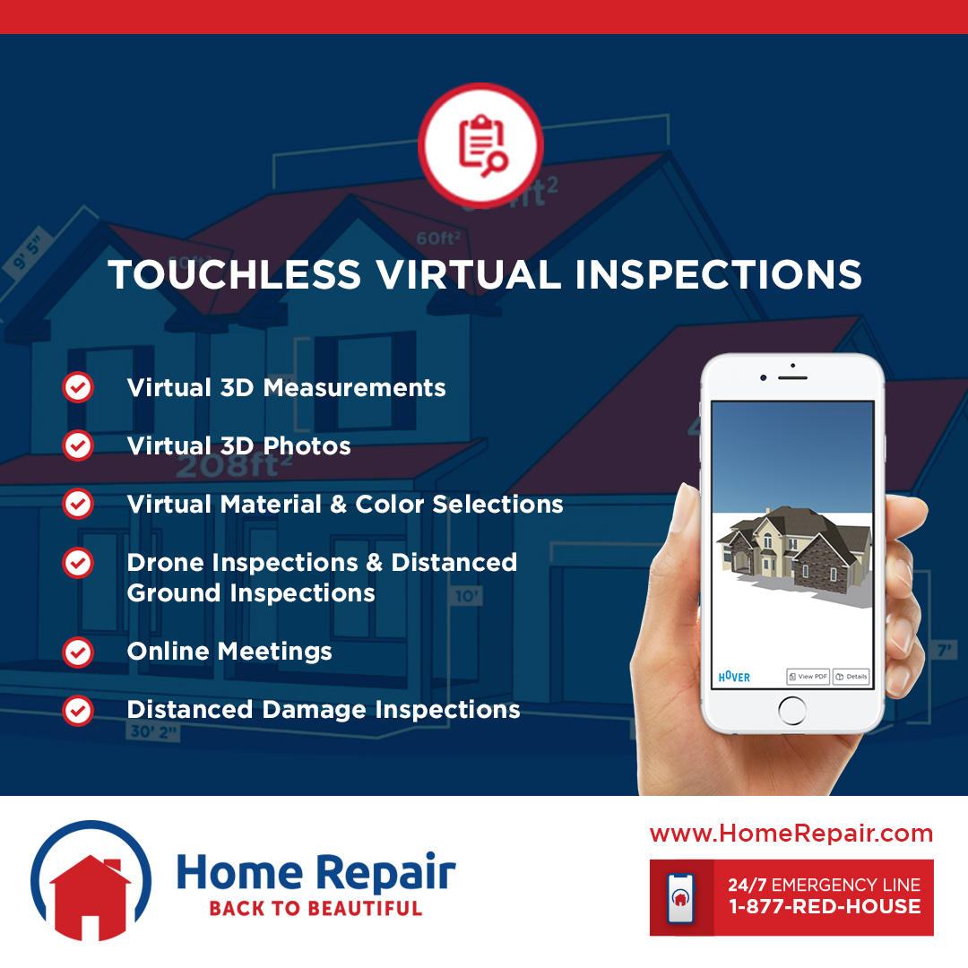 Home Repair Company Provides Touchless Virtual Inspections