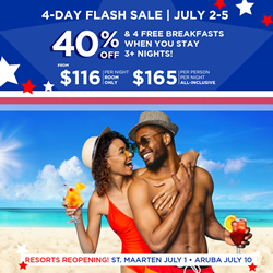 Divi Resorts 4-Day Fourth of July Flash Sale