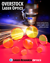 List features first-quality optics from production overruns for medical, R & D, 9.3 µm, 10.6 µm, and 3 to 12 µm lasers including legacy types.