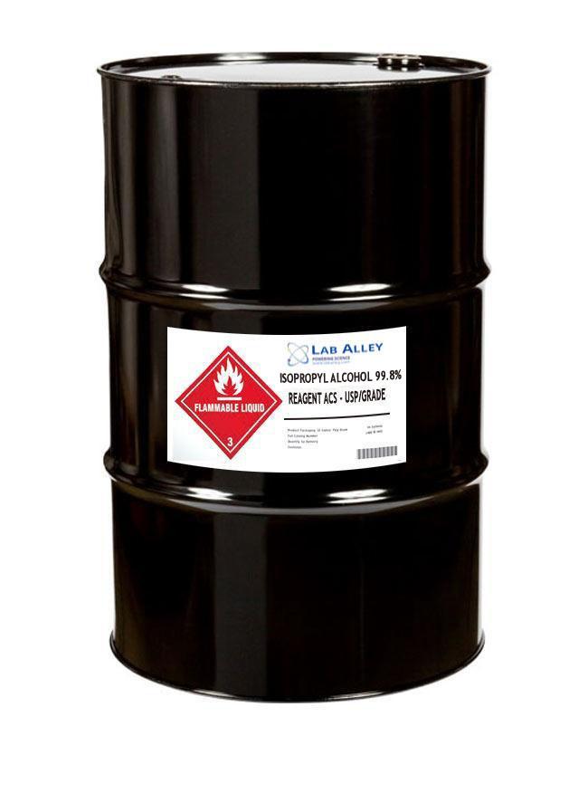 Isopropyl Alcohol 99%, 55 Gallon Drums