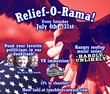 Relief-O-Rama Starting July 4th at Tanforan Shell Carwash