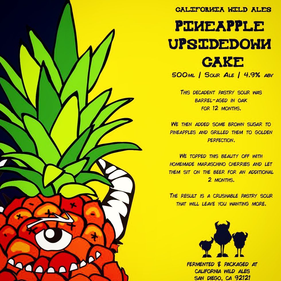 California Wild Ales Pineapple Upside Down Cake