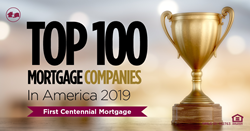 First Centennial Mortgage Named a Top Mortgage Company