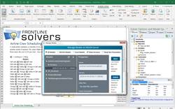 Analytic Solver users can deploy their Excel-based models to the Azure cloud, point and click without programming.