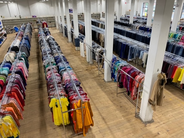 You will find affordable, name-brand clothing and household goods for the entire family at the American Thrift store in Passaic, NJ