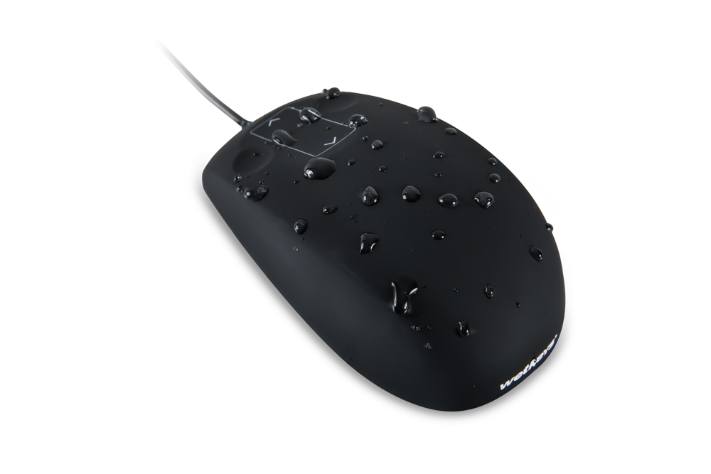 Optical Waterproof Mouse with Touchpad-scroll OMWK0C03-BK