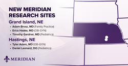 Meridian opens new research sites in Grand Island and Hastings, NE