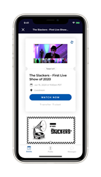 LiveFrom StreamingTicket in iPhone Appp