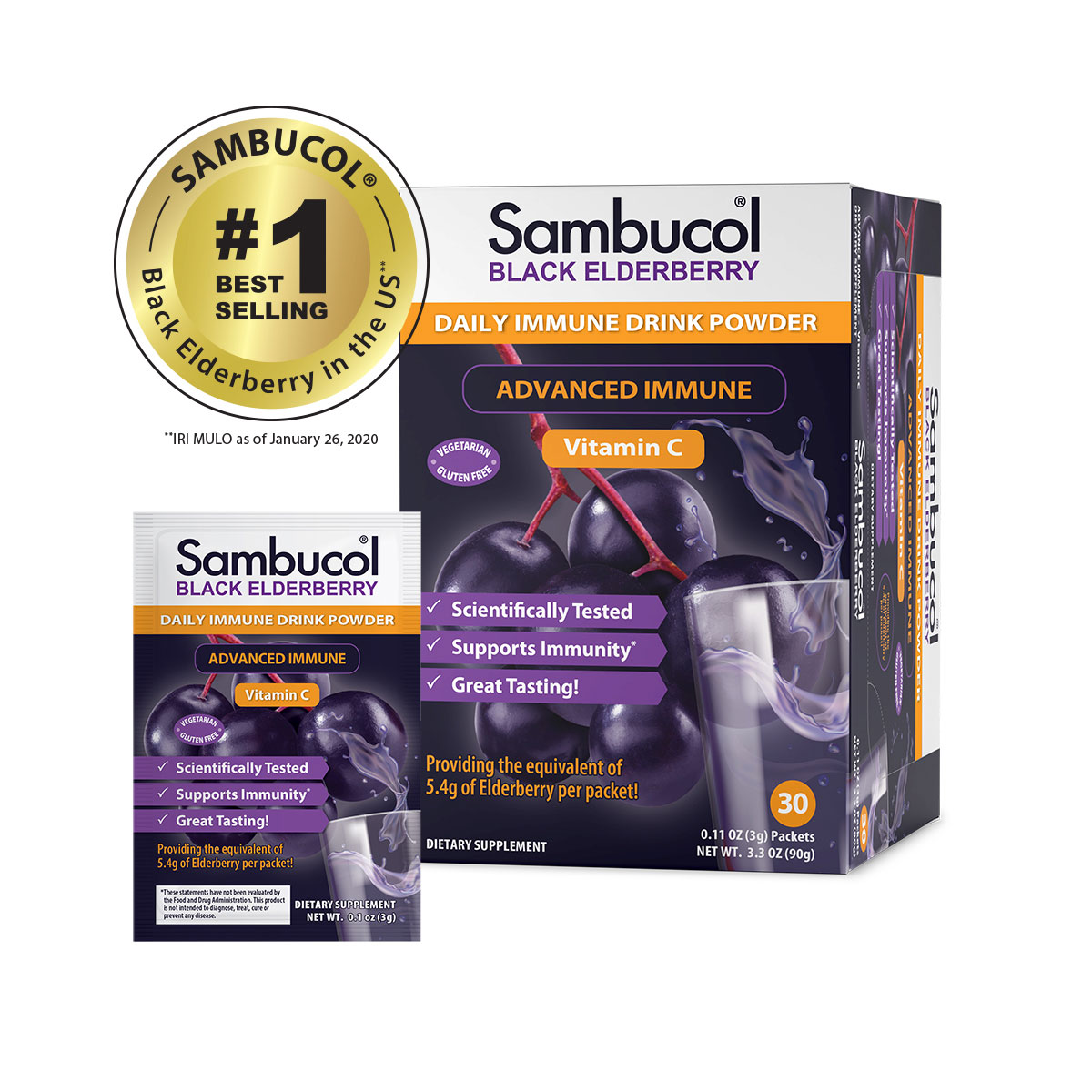 Sambucol Immune Powder Drink Mix