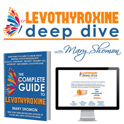 The free Levothyroxine Deep Dive program features three video webinars, a detailed online guide, and a book