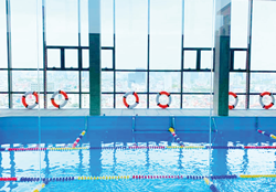 The state-of-the-art Aqua-Tots Swim Schools location in Hoang Cau, Vietnam, is ready for children of all abilities to learn how to swim safely in their 90° pool.