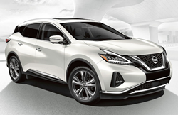 2020 Nissan Murano with a white background