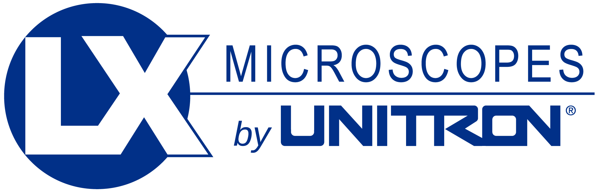 New LX Microscopes by UNITRON logo