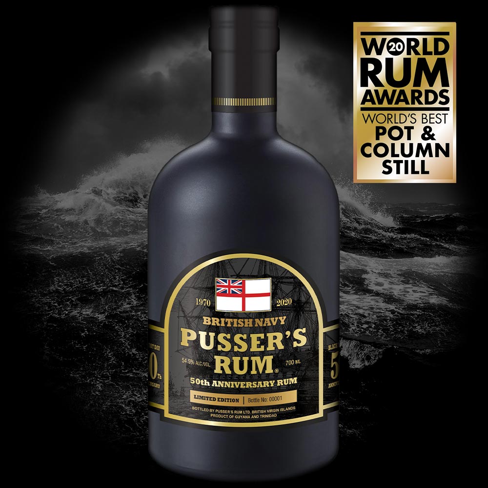 Pusser's 50th Anniversary Black Tot Rum