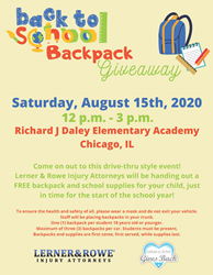 Lerner and Rowe - Chicago Backpack Giveaway