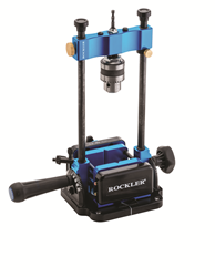 Rockler Woodworking and Hardware has introduced a heavy-duty drill guide and accessory vise that combine the control and precision of a stationary drill press with the portability of a handheld drill.