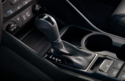 gear shift of a 2020 Hyundai Tucson