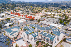 Aerial photo of a condo complex in La Mesa