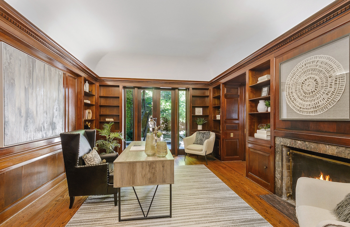 Spectacular library office space with access to peaceful garden terrace