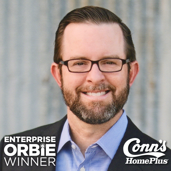 Enterprise ORBIE Winner, Todd Renaud of Conn's HomePlus