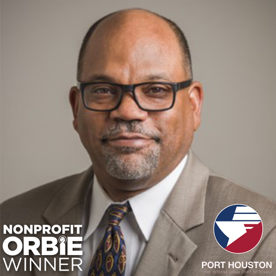 Nonprofit ORBIE Winner, Charles Thompson of Port of Houston Authority