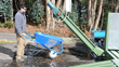 Hydro Engineering, Inc. Drag Conveyor attachment for the Hydropad wash rack system