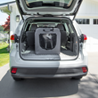PortablePET SoftCrate Zipped Up in an SUV with a dog
