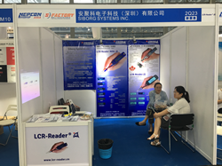 LCR-Reader booth at Nepcon Asia