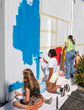 “Our RAD Wall” is a place for young artists to practice their mural painting skills in a large format and in a public place.