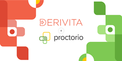 Proctorio and Derivita co-branded logo.