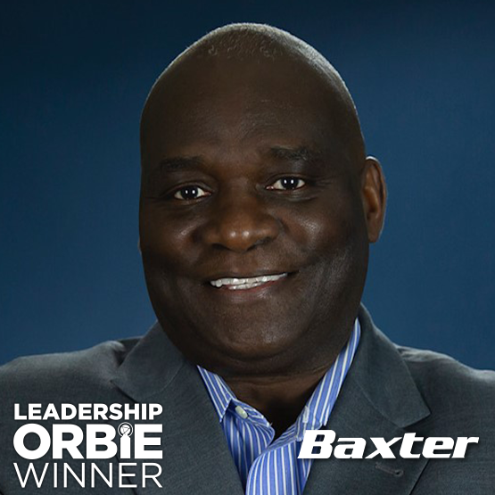 Leadership ORBIE Winner, Paul Martin of Baxter International