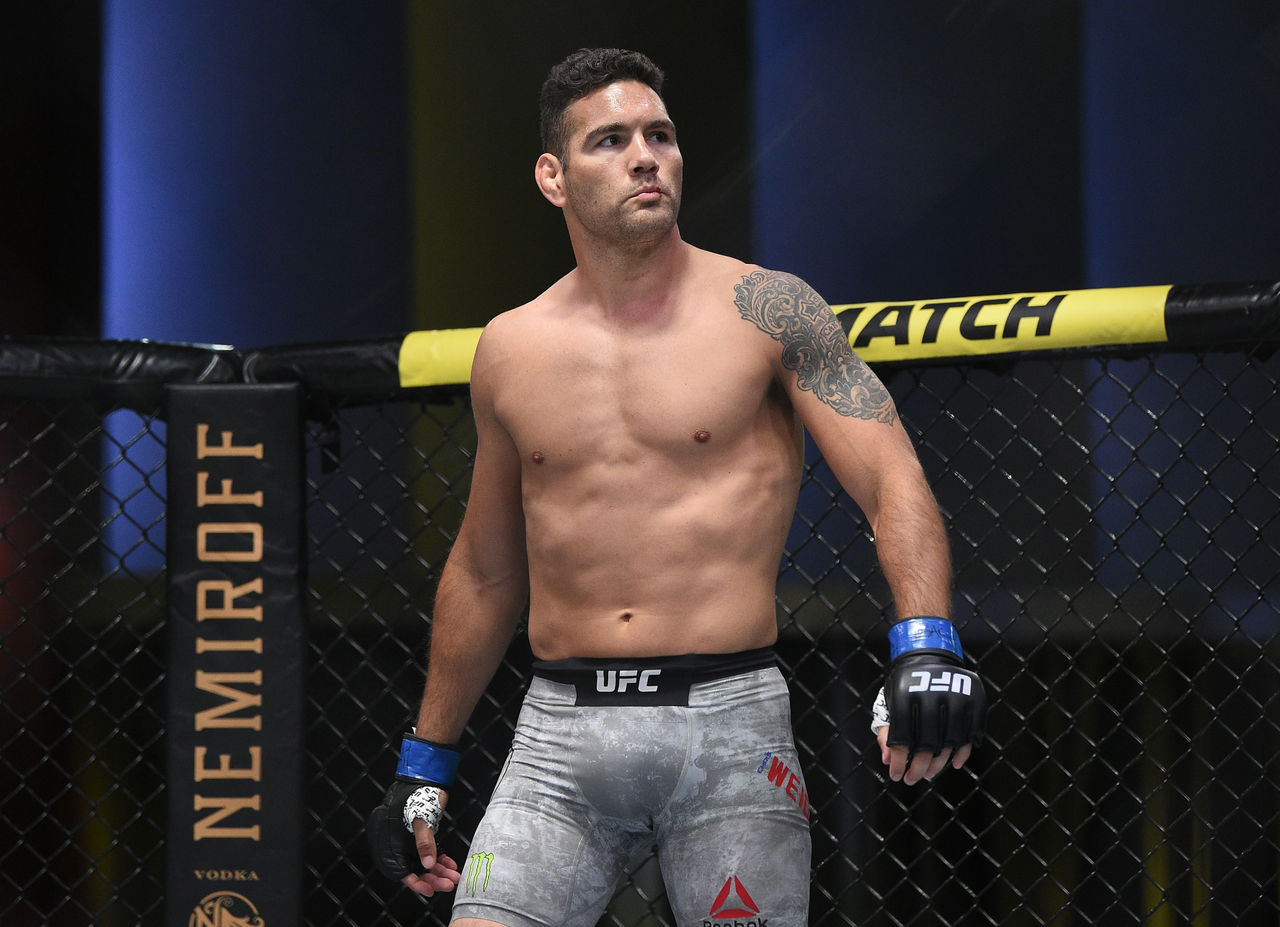 Monster Energy’s Chris “The All American” Weidman Defeats  Omari Akhmedov in Co-Main Event Fight at UFC Vegas 6 in Las Vegas