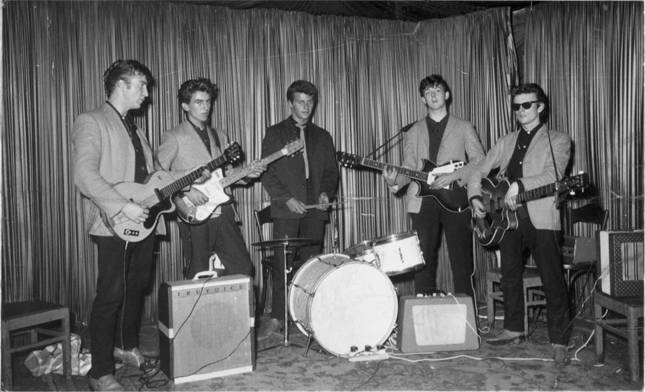 The Beatles at the Indra Club in Hamburg in 1960