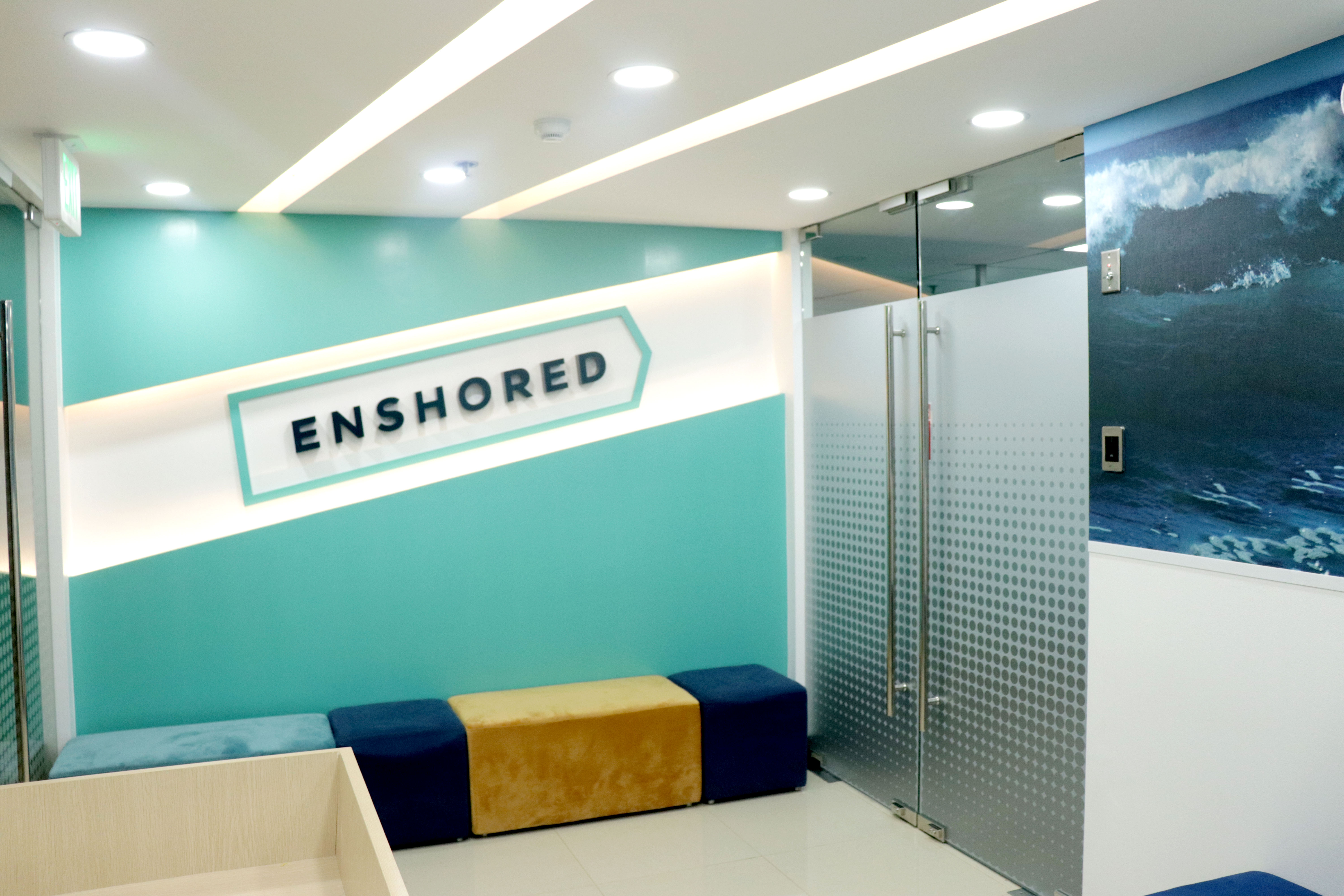 Enshored's third office in Manila