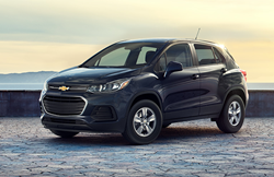 2020 Chevrolet Trax parked on a brick road