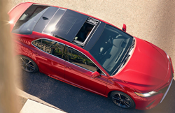 Bird's eye view of the 2020 Toyota Camry