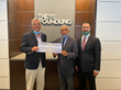 Savoy Foundation President Joseph Sciame Presents Grant to CEO Bill Baccaglini of The New York Foundling for Virtual At-Home Summer Camp for Foster Care Children, August 19, 2020