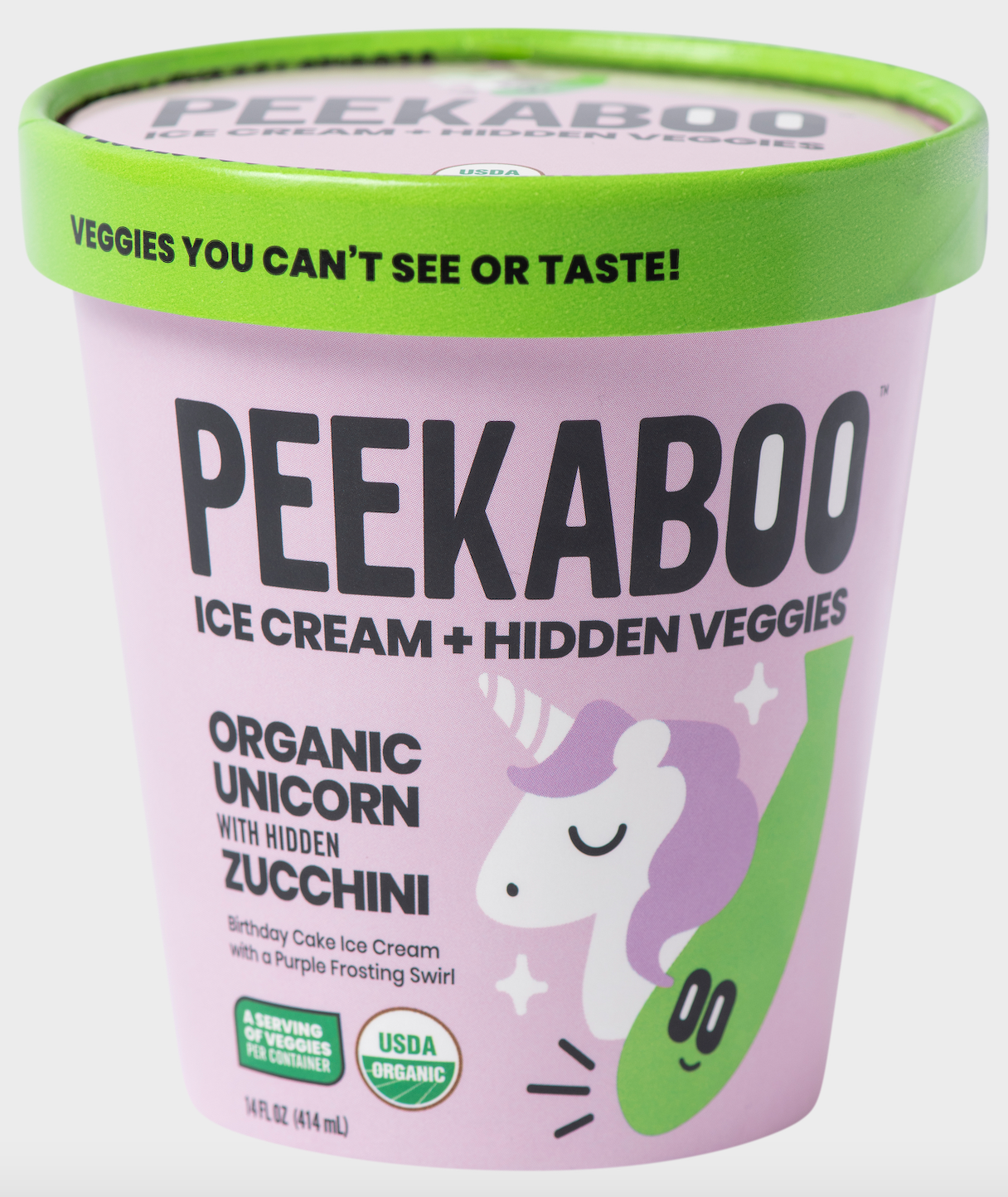 Peekaboo Unicorn with Hidden Zucchini