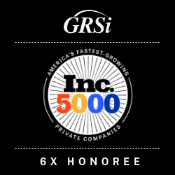 GRSi Logo · Inc. 5000 Logo · 6x Honoree