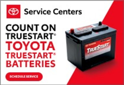 Toyota TrueStart Batteries banner