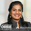 Large Enterprise ORBIE Winner, Amala Duggirala of Regions Bank