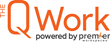 Q Work powered by Premier Workspaces logo
