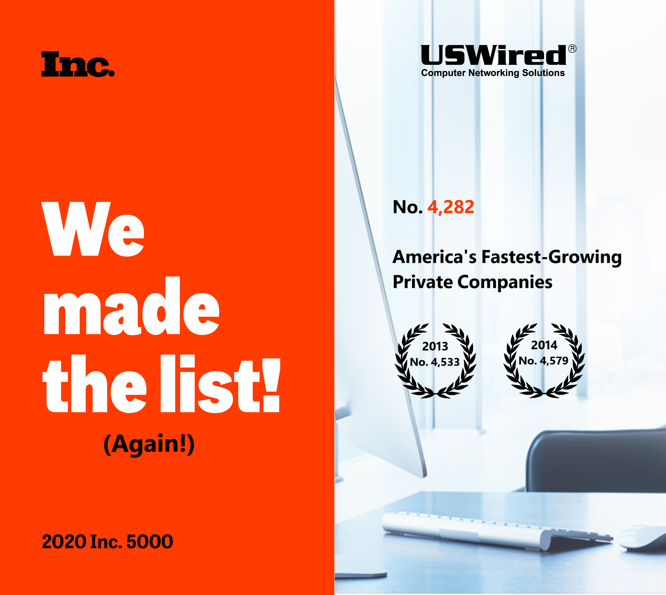 We Made the 2020 Inc. 5000 List for the Third Time