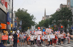 American Greater New York Chinese Association Hold Unity Parade For Congressional Candidate Thomas J. Zmich