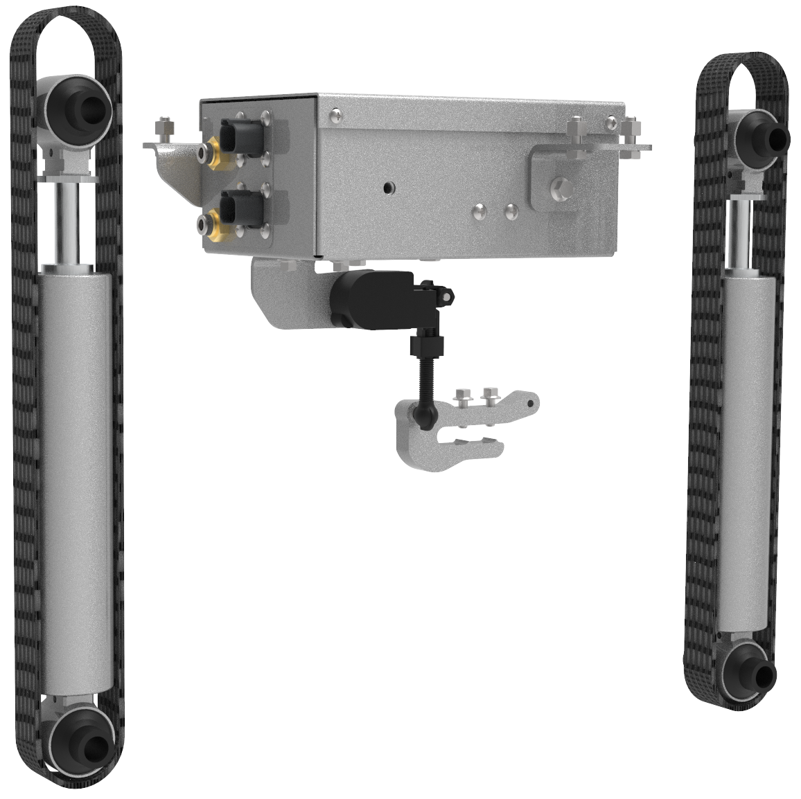 The system responds at speeds beyond human perception, adjusting shock absorber stiffness with computer-controlled precision.