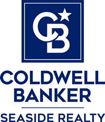 Coldwell Banker Seaside Realty blue vertical stacked logo