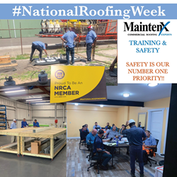 MaintenX is celebrating National Roofing Week and has decades of roofing experience.