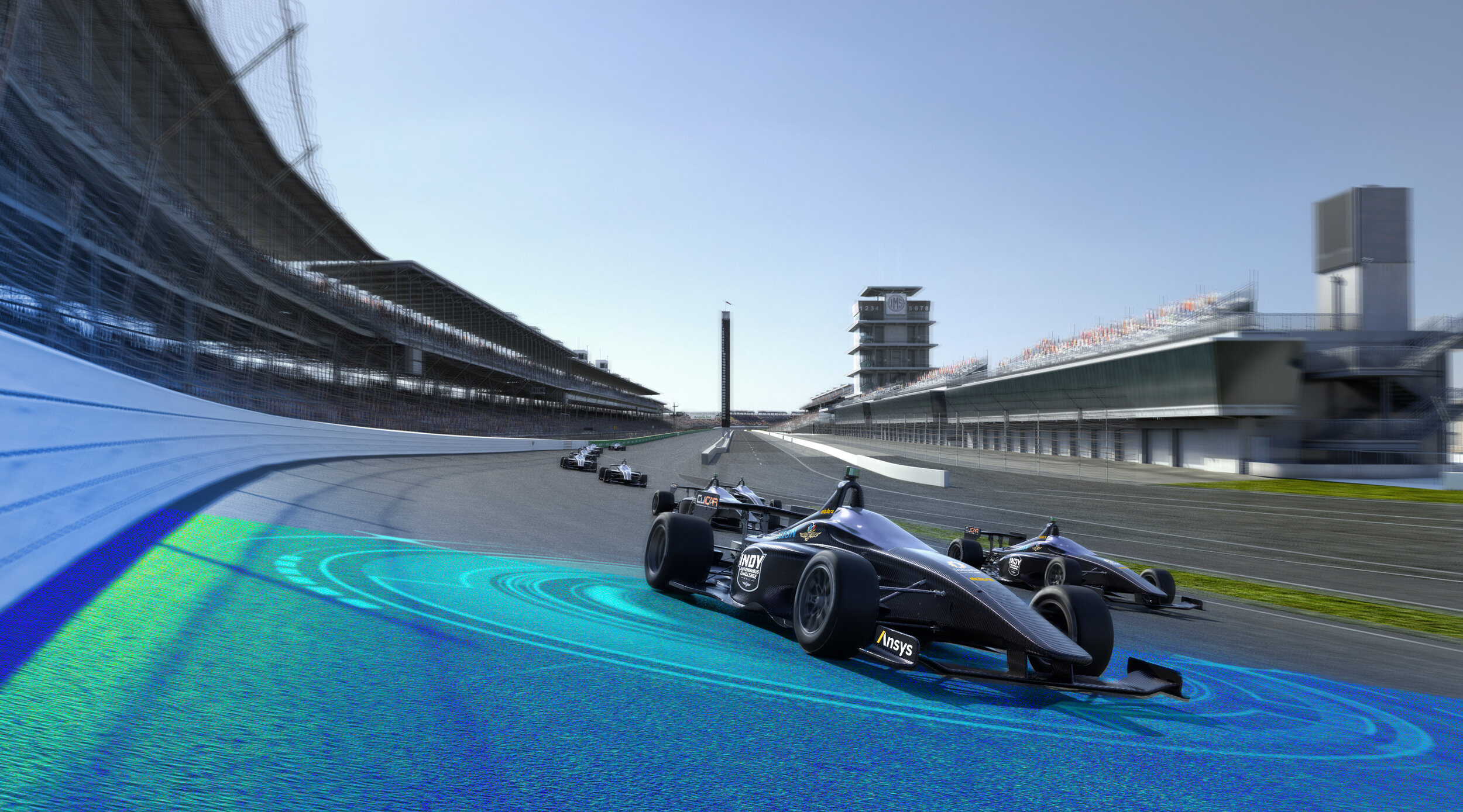 Indy Autonomous Challenge rendering